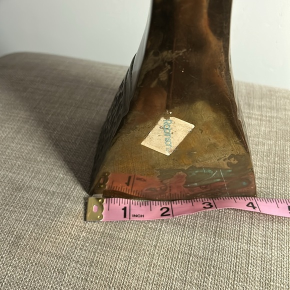 Vintage (1) Tall Brass Duck Head Bookend - Picture 9 of 10